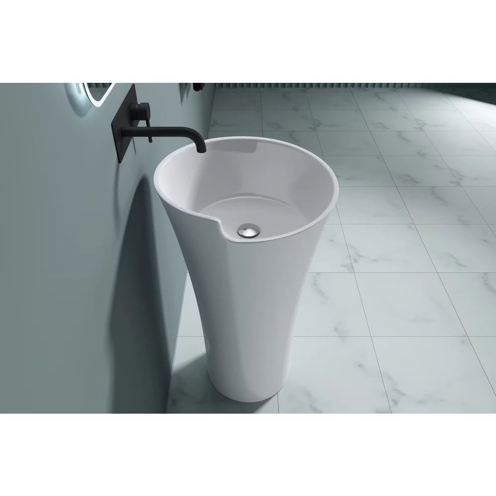 Lavoar freestanding din compozit Rune Sif 51 cm