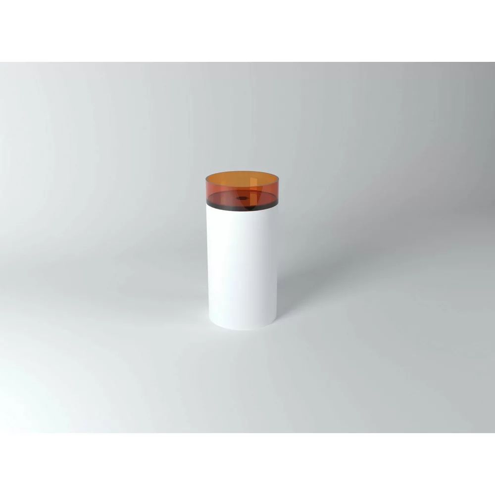 Lavoar freestanding din rasina transparenta Rune Mond sunset 40 cm