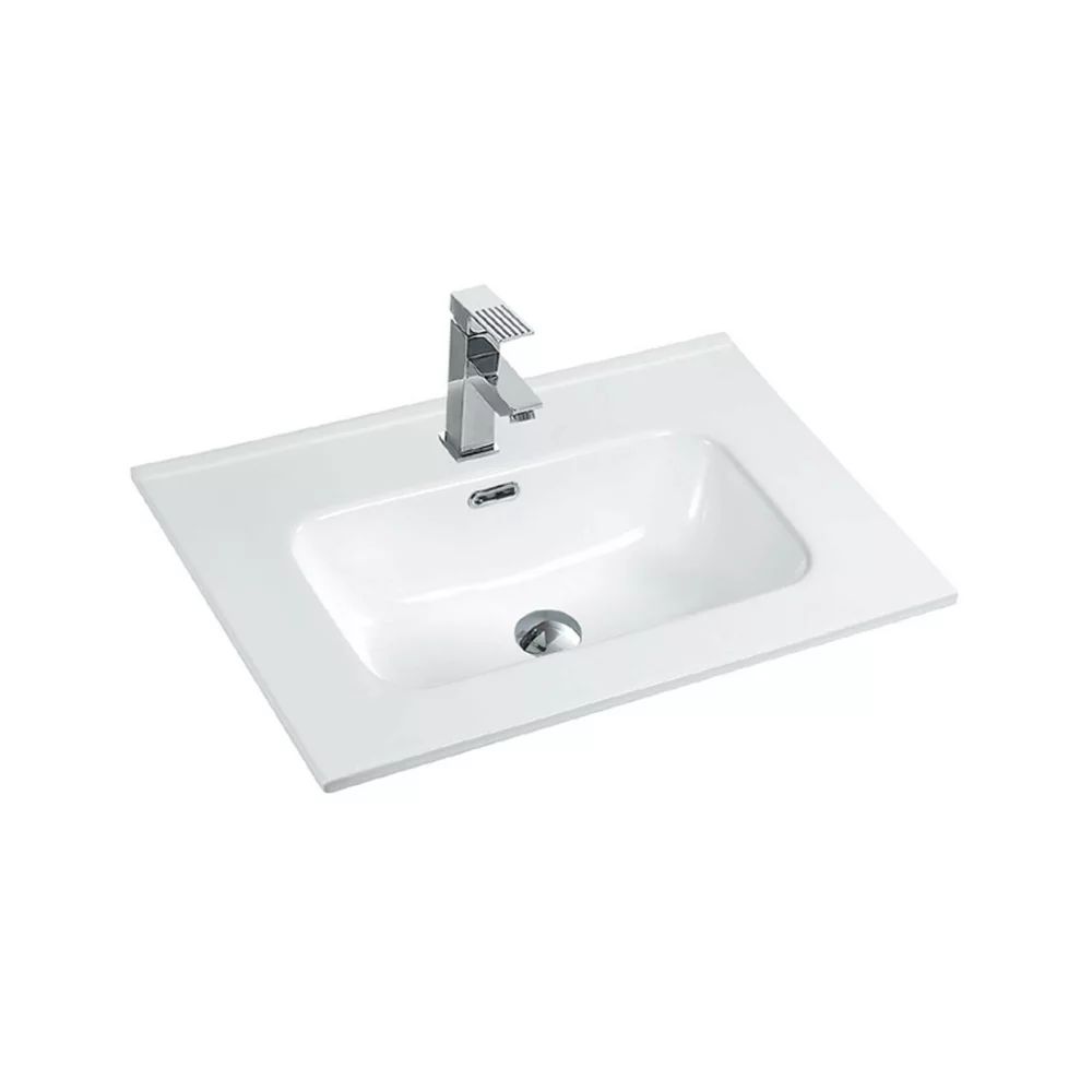 Lavoar incastrat alb Fluminia Siena-60 61 cm