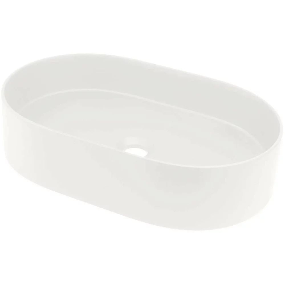 Lavoar pe blat alb Deante Silia 55 cm