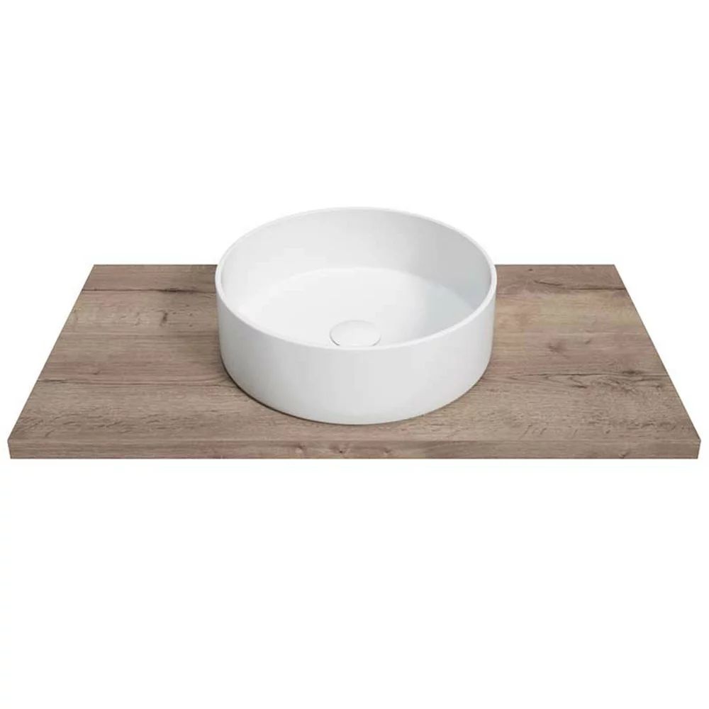 Lavoar pe blat alb Defra Bolia 41 cm