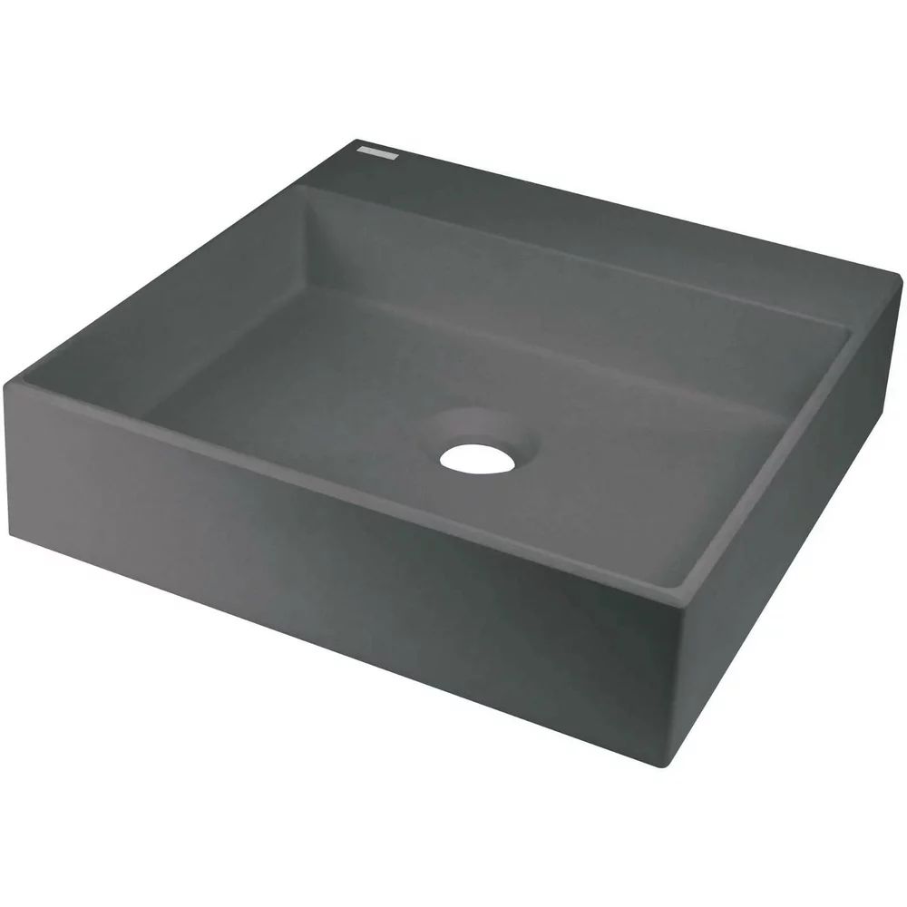 Lavoar pe blat antracit metalic Deante Correo 40 cm