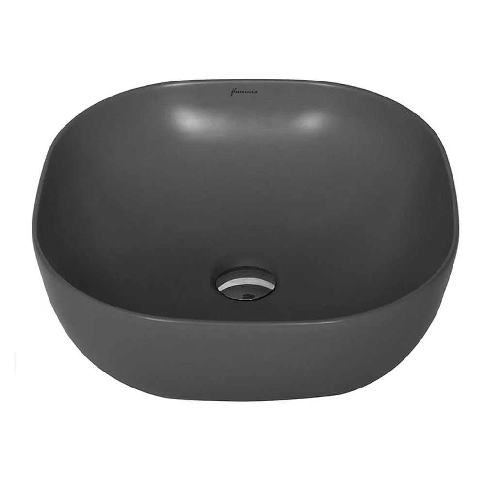 Lavoar pe blat gri mat Fluminia Calio-Mg 42 cm