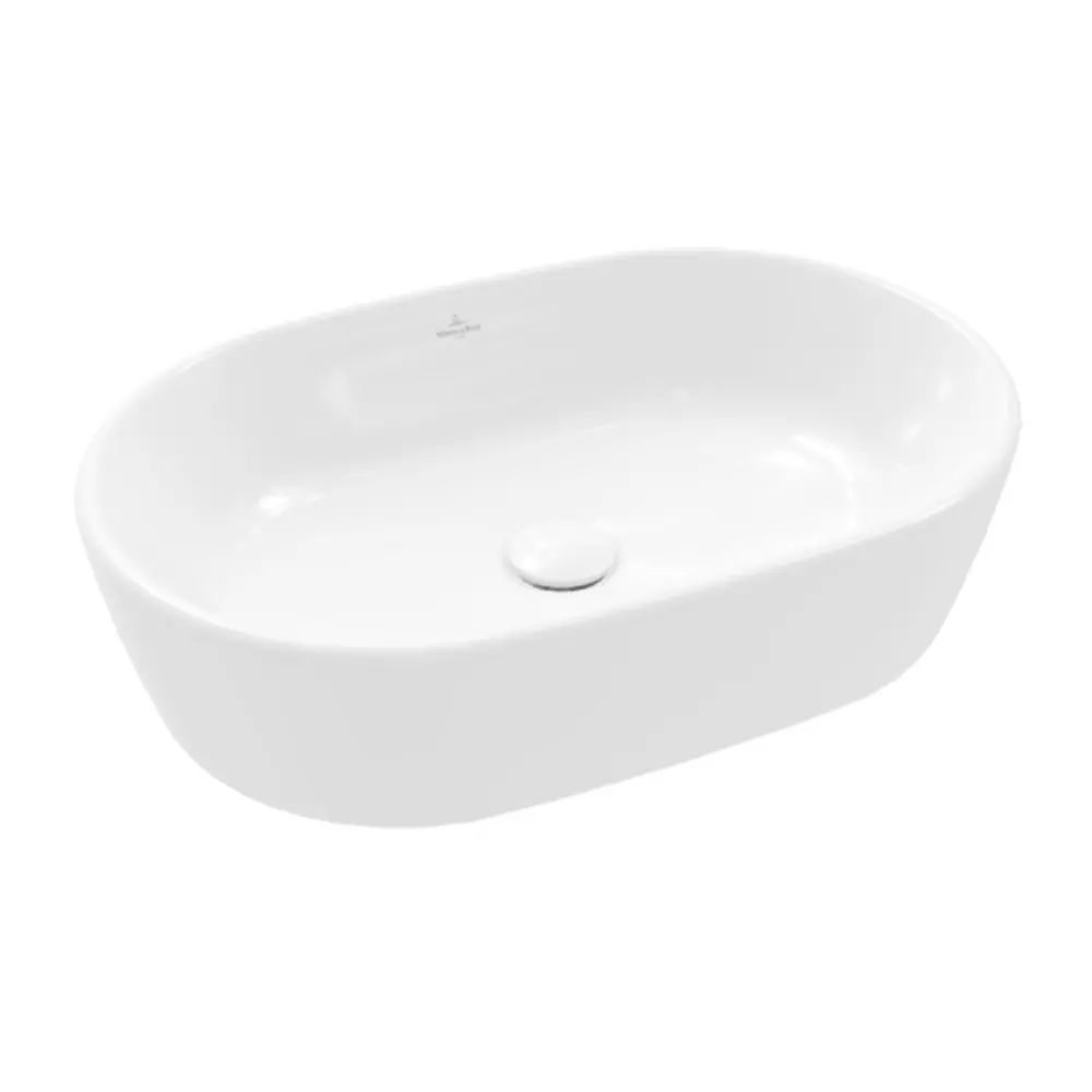 Lavoar pe blat Villeroy&Boch Architectura oval finisaj alb lucios 60 cm