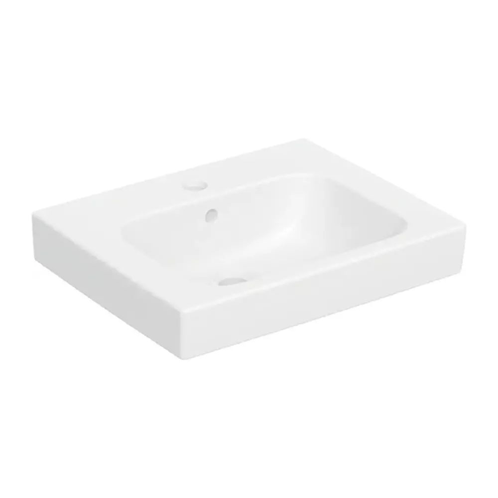Lavoar pe mobilier Geberit Modo alb lucios 60 cm