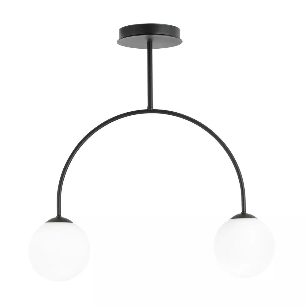 Lustra Emibig Archi 2 BL negru/alb