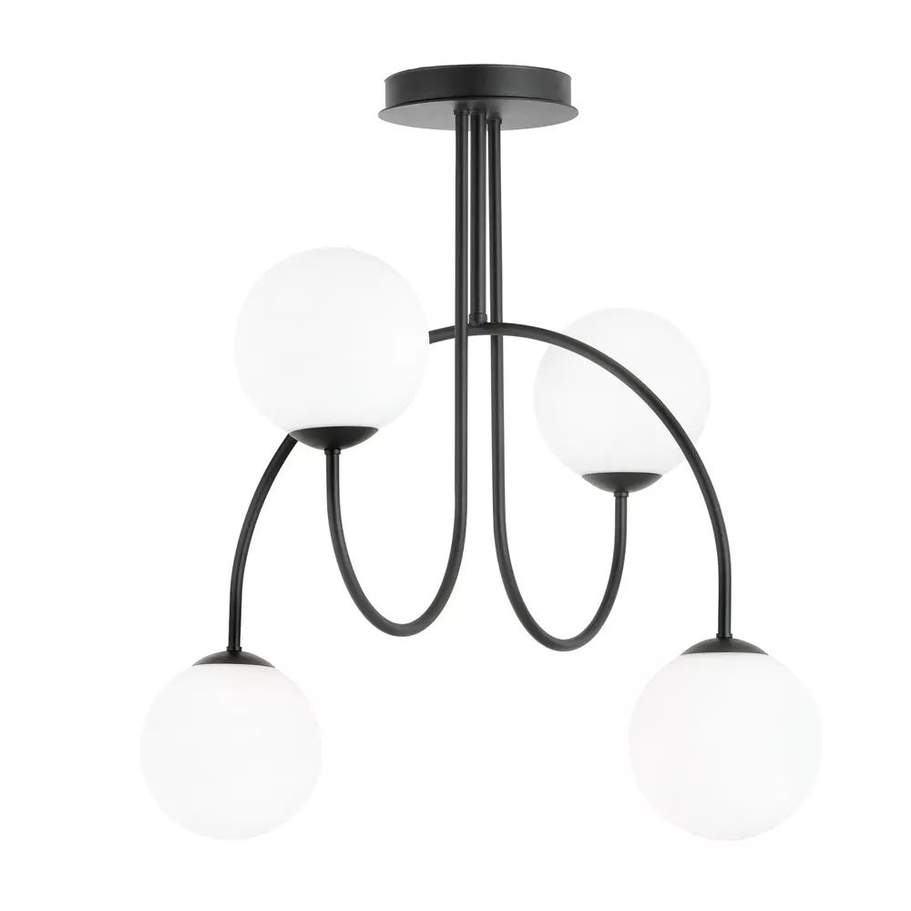 Lustra Emibig Archi 4A BL negru/alb