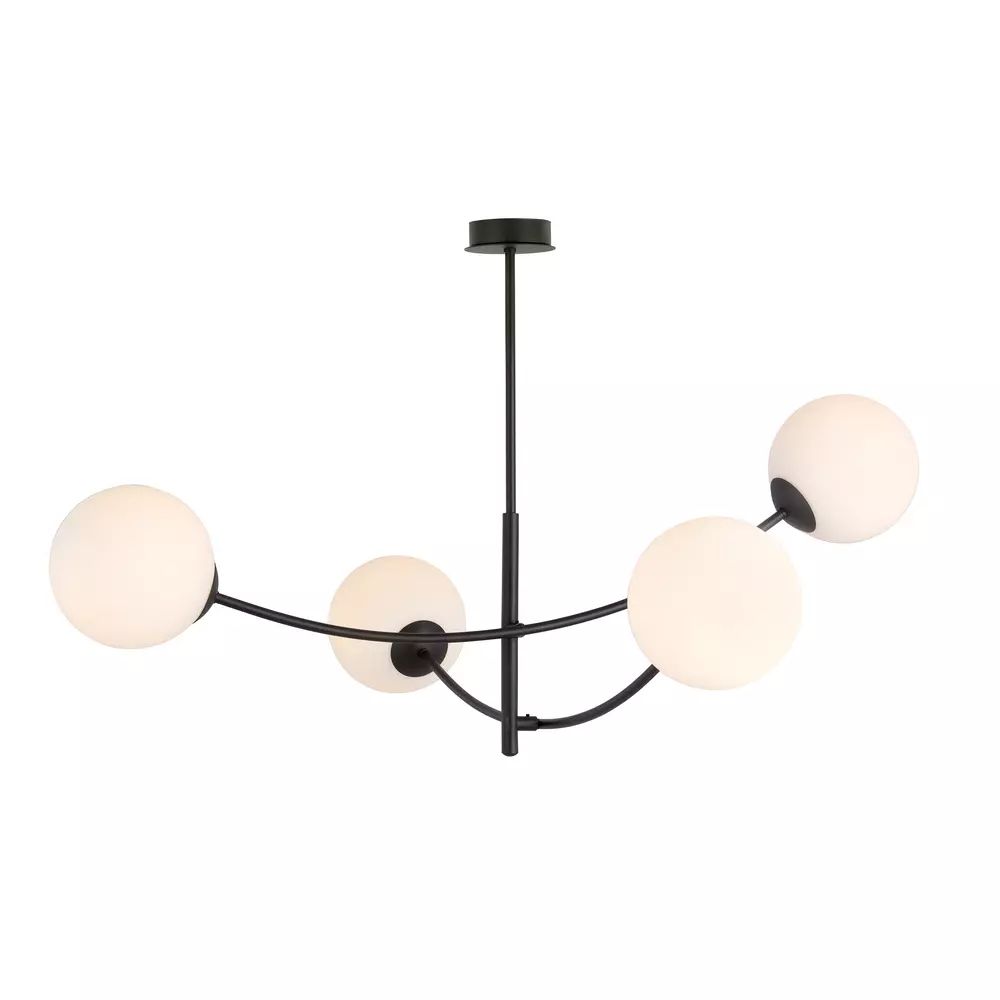 Lustra Emibig Hunter 4 negru/alb