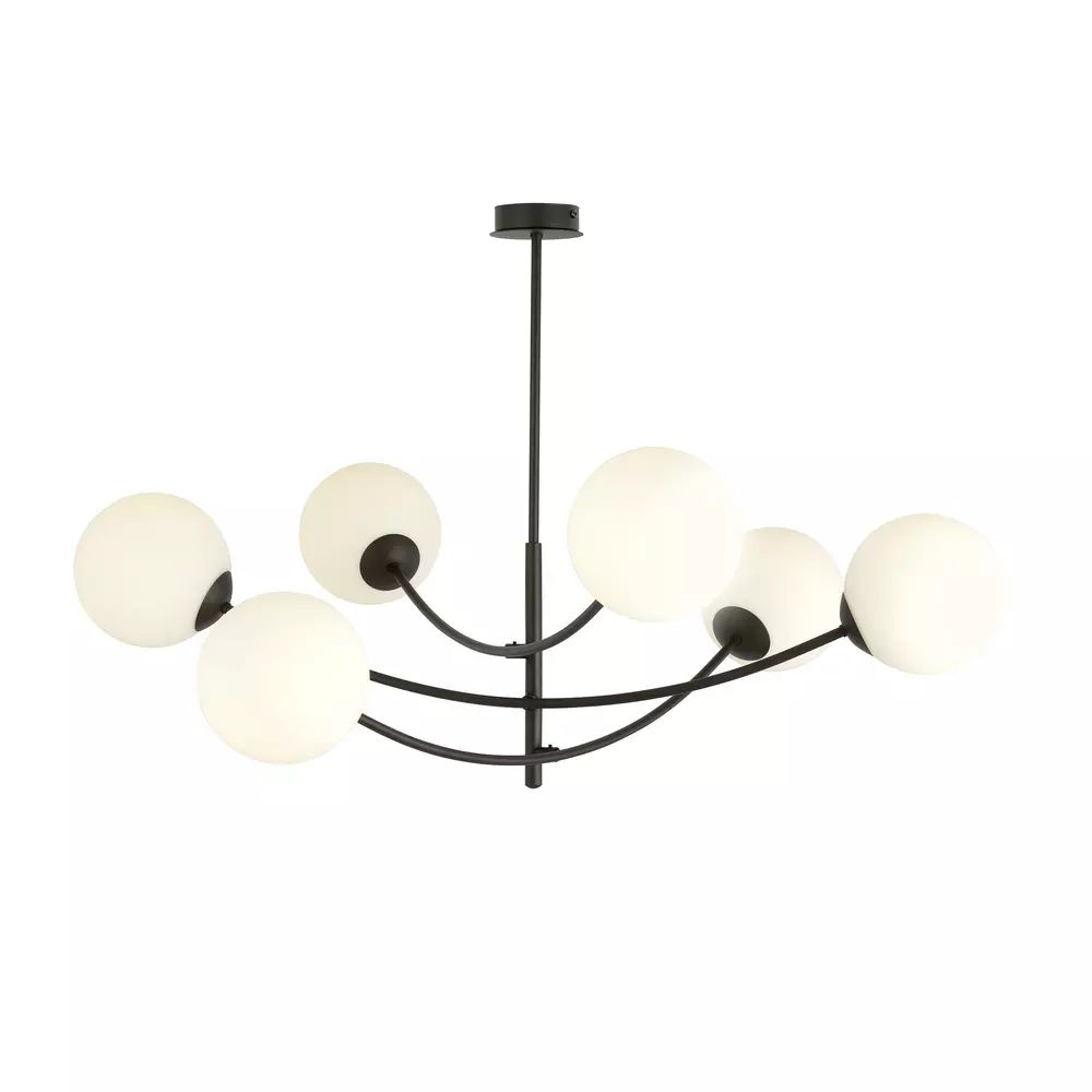 Lustra Emibig Hunter 6 negru/alb
