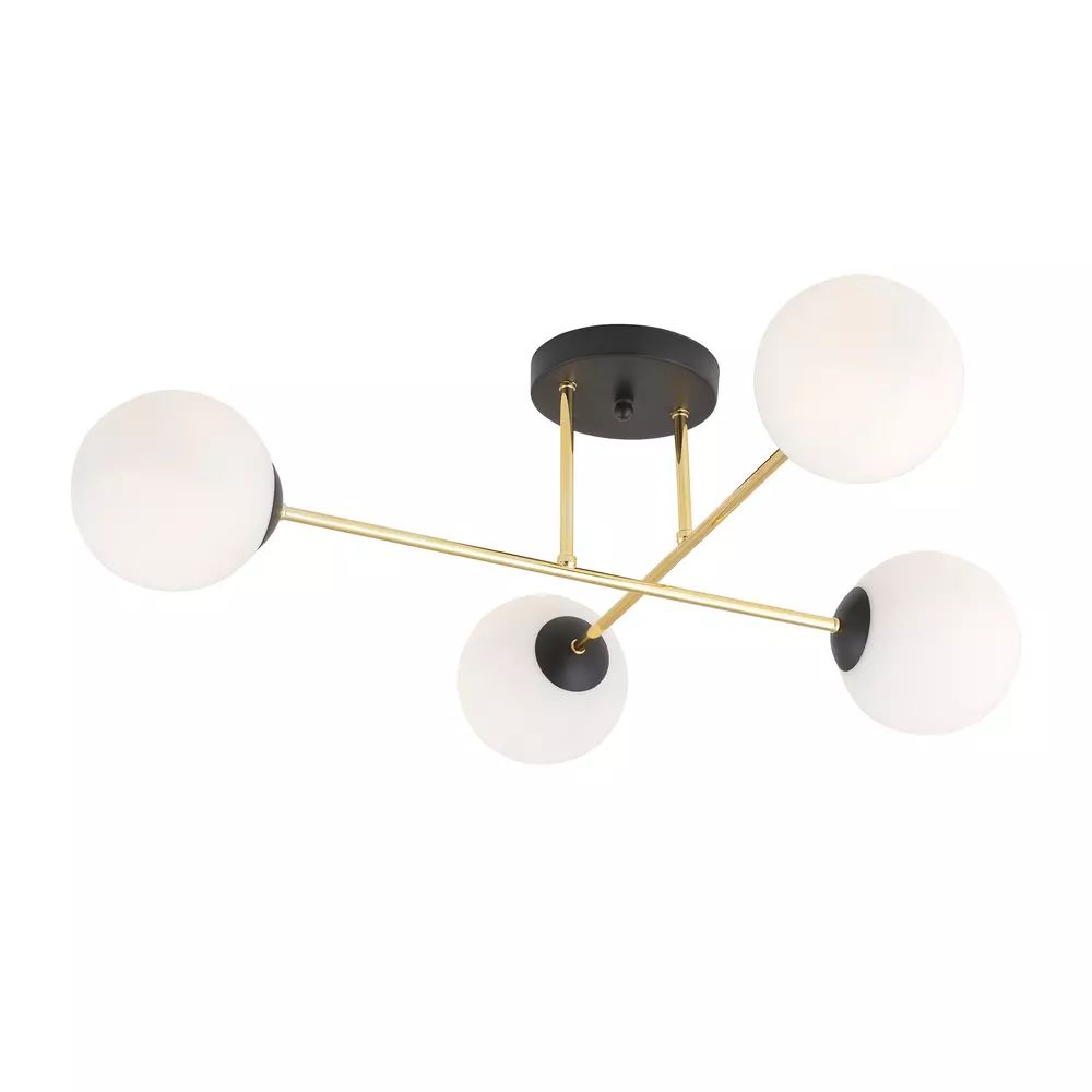 Lustra Emibig Magnum 4 negru/alb