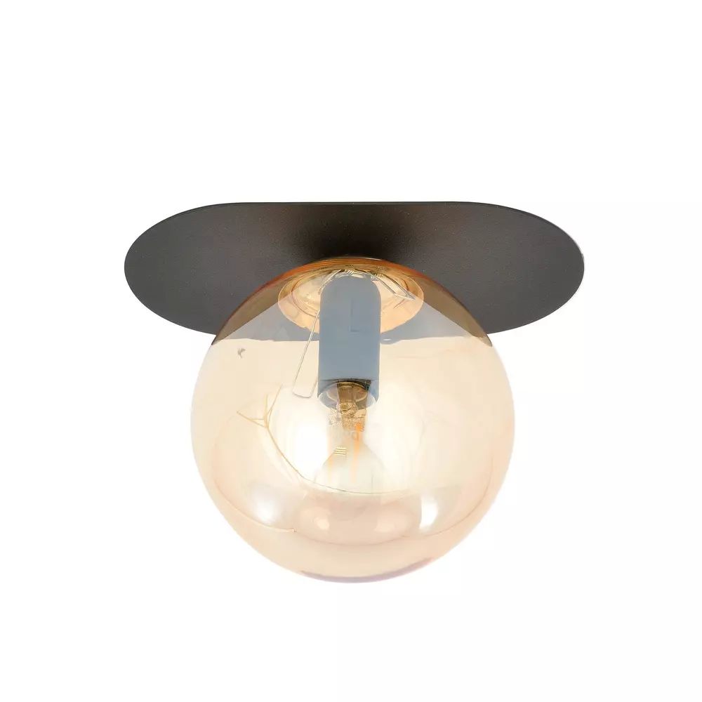 Lustra Emibig Plaza 1 negru/auriu