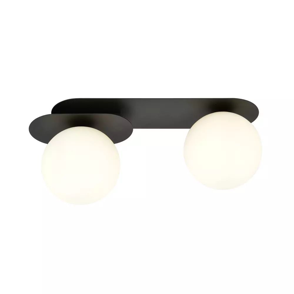 Lustra Emibig Plaza 2 negru/alb