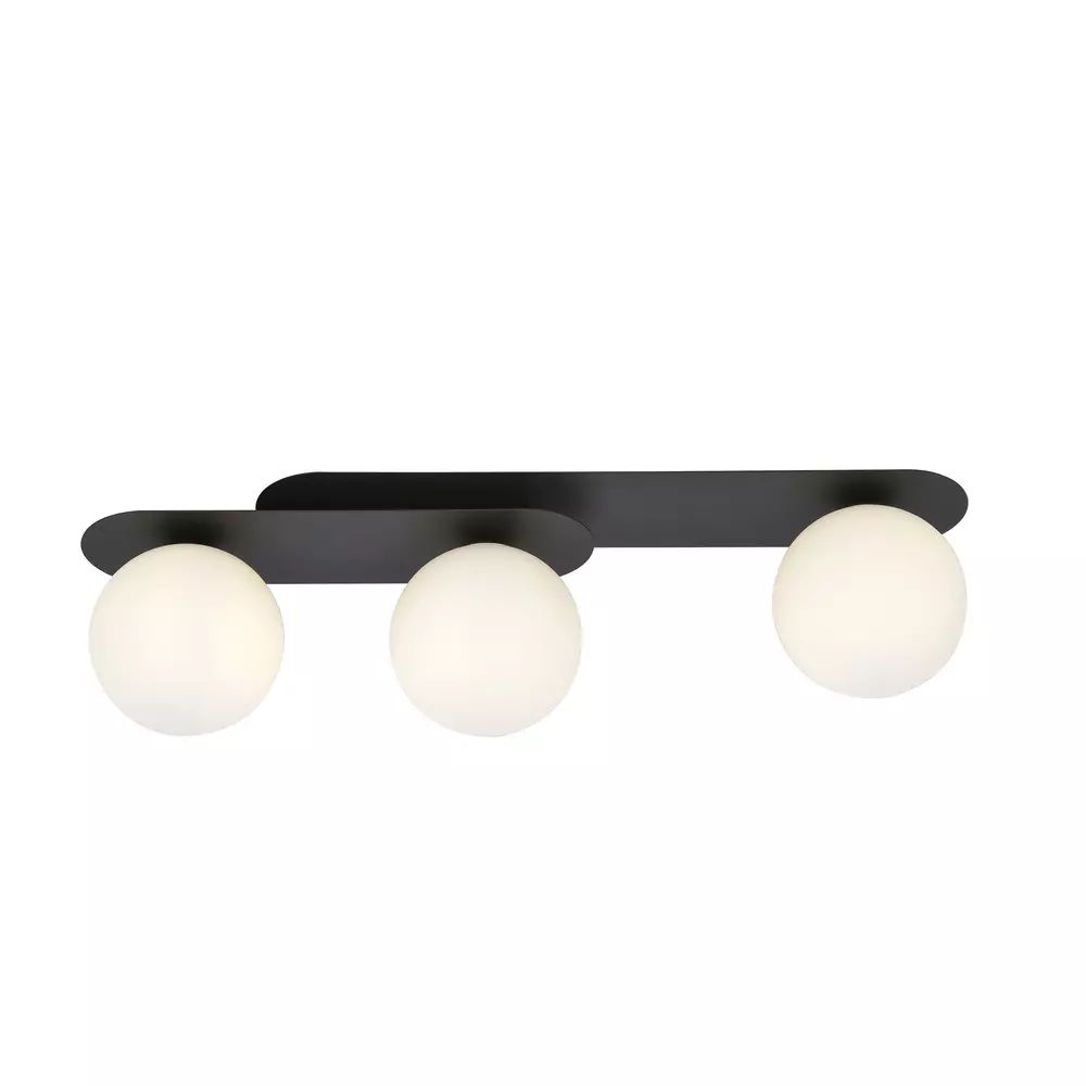 Lustra Emibig Plaza 3 negru/alb