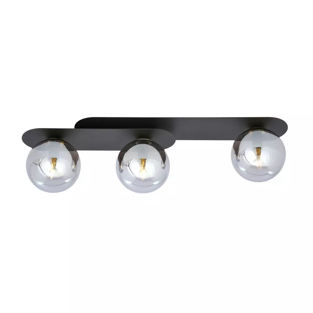 Lustra Emibig Plaza 3 negru/grafit