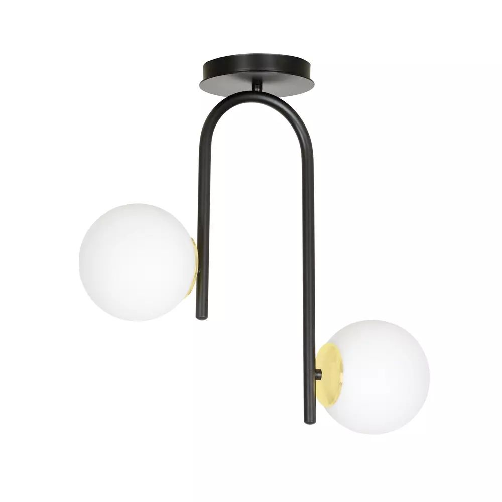 Lustra Emibig Ragnar 2 negru/alb