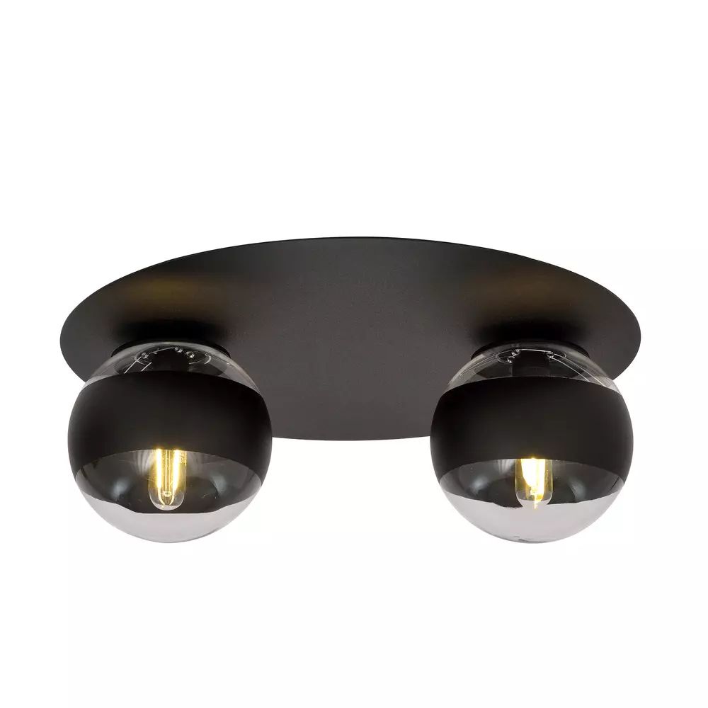 Lustra Emibig Solar 2 negru/transparent
