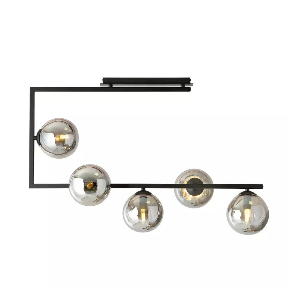 Lustra Emibig Soma 5 BL negru/grafit