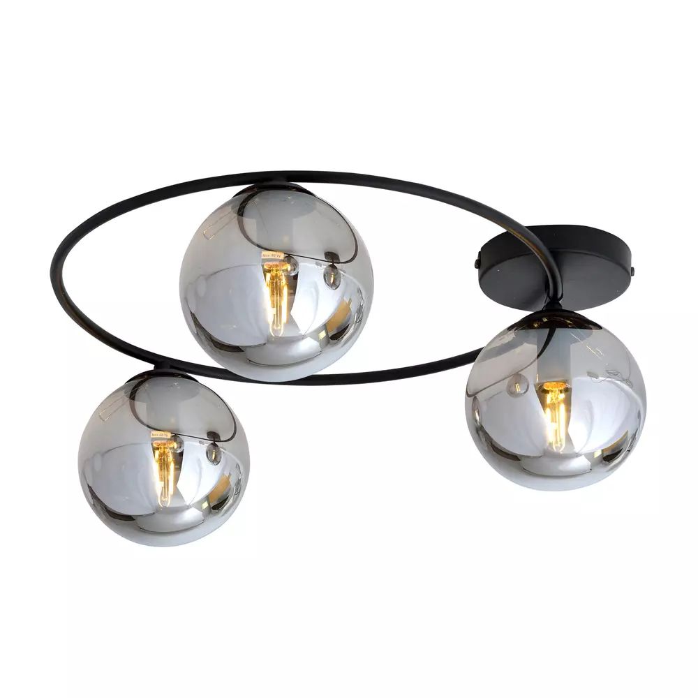 Lustra Emibig Sopra 3 negru/grafit