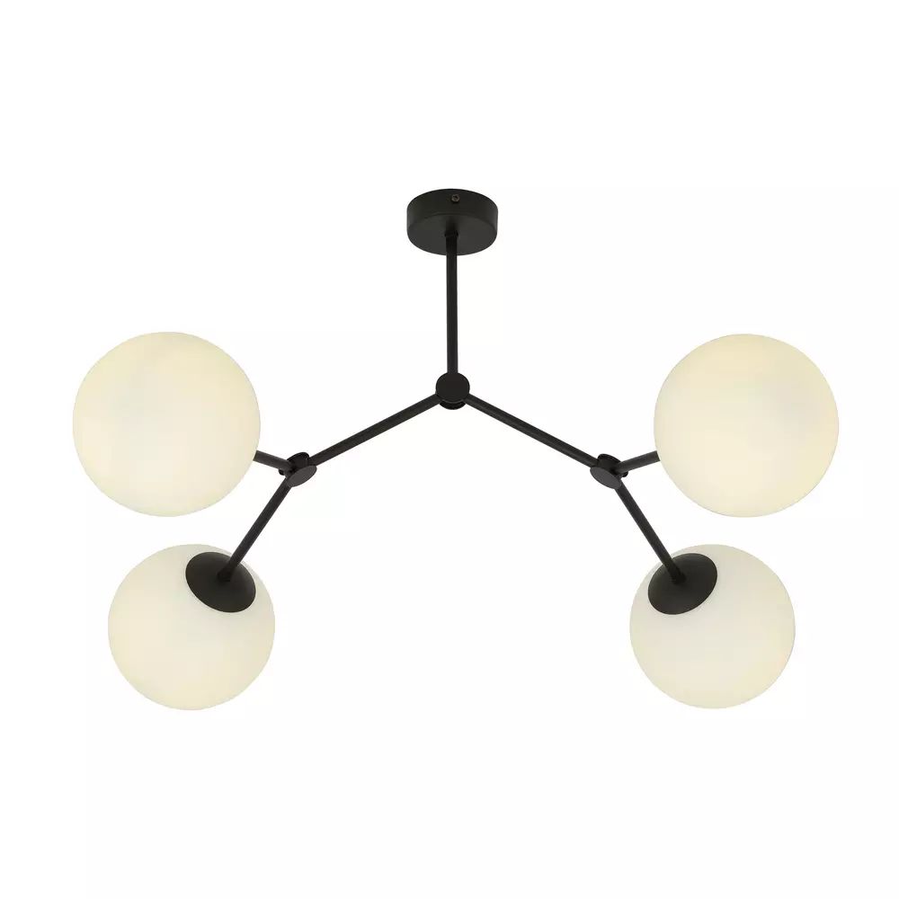 Lustra Emibig Space 4 negru/alb