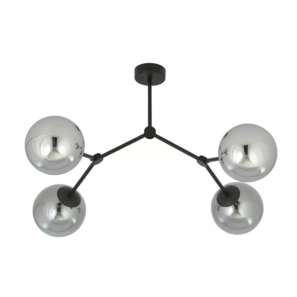 Lustra Emibig Space 4 negru/grafit