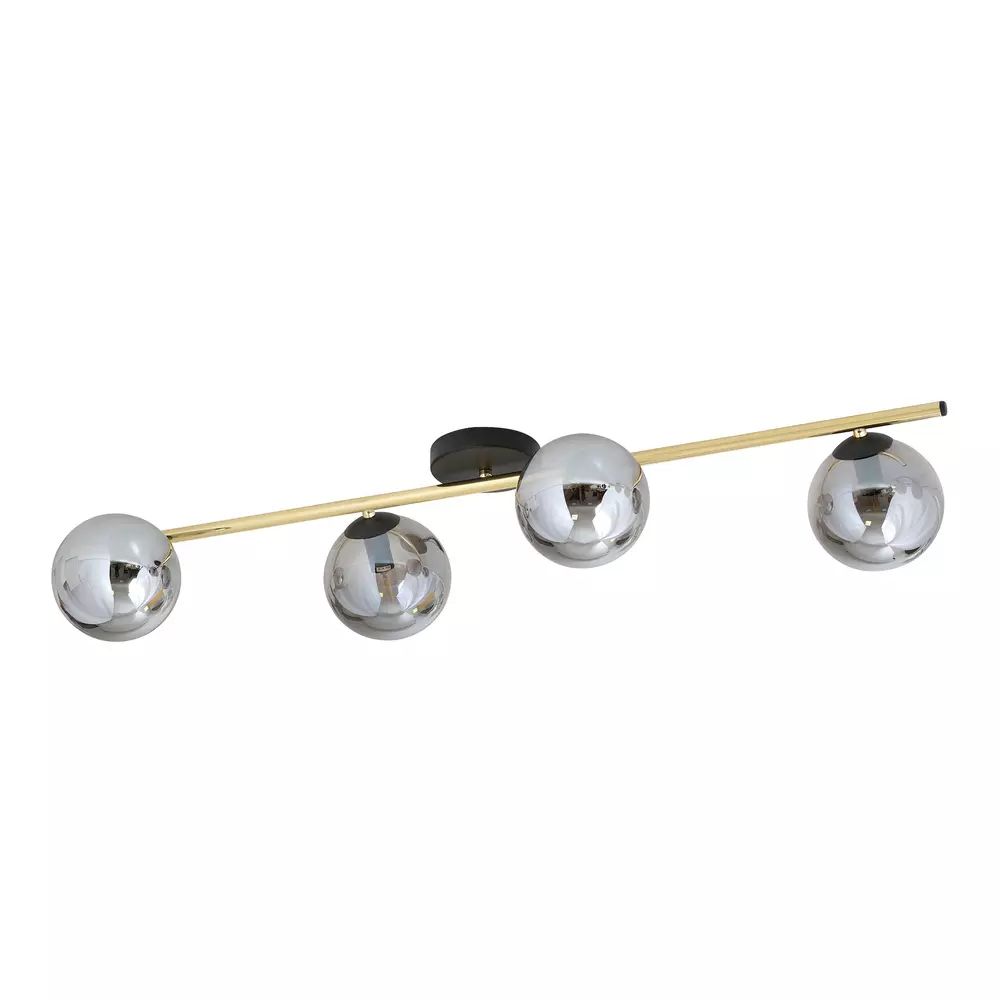 Lustra Emibig Splendi 4 negru/grafit
