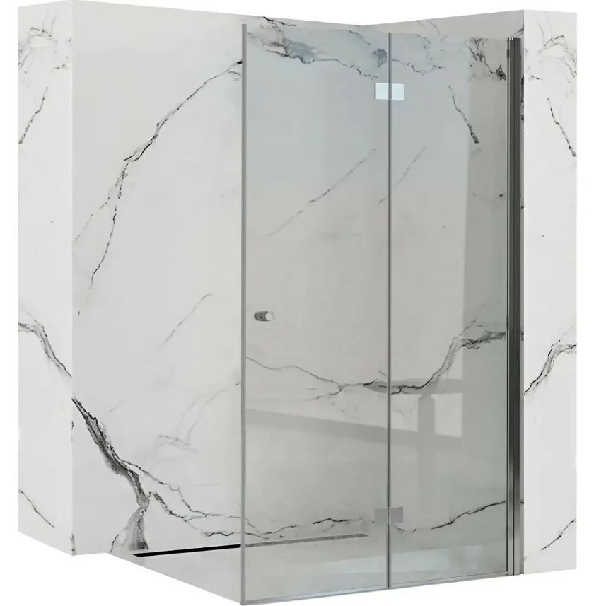 Modul cabina de dus Rea Fold N2 100x190 cm crom
