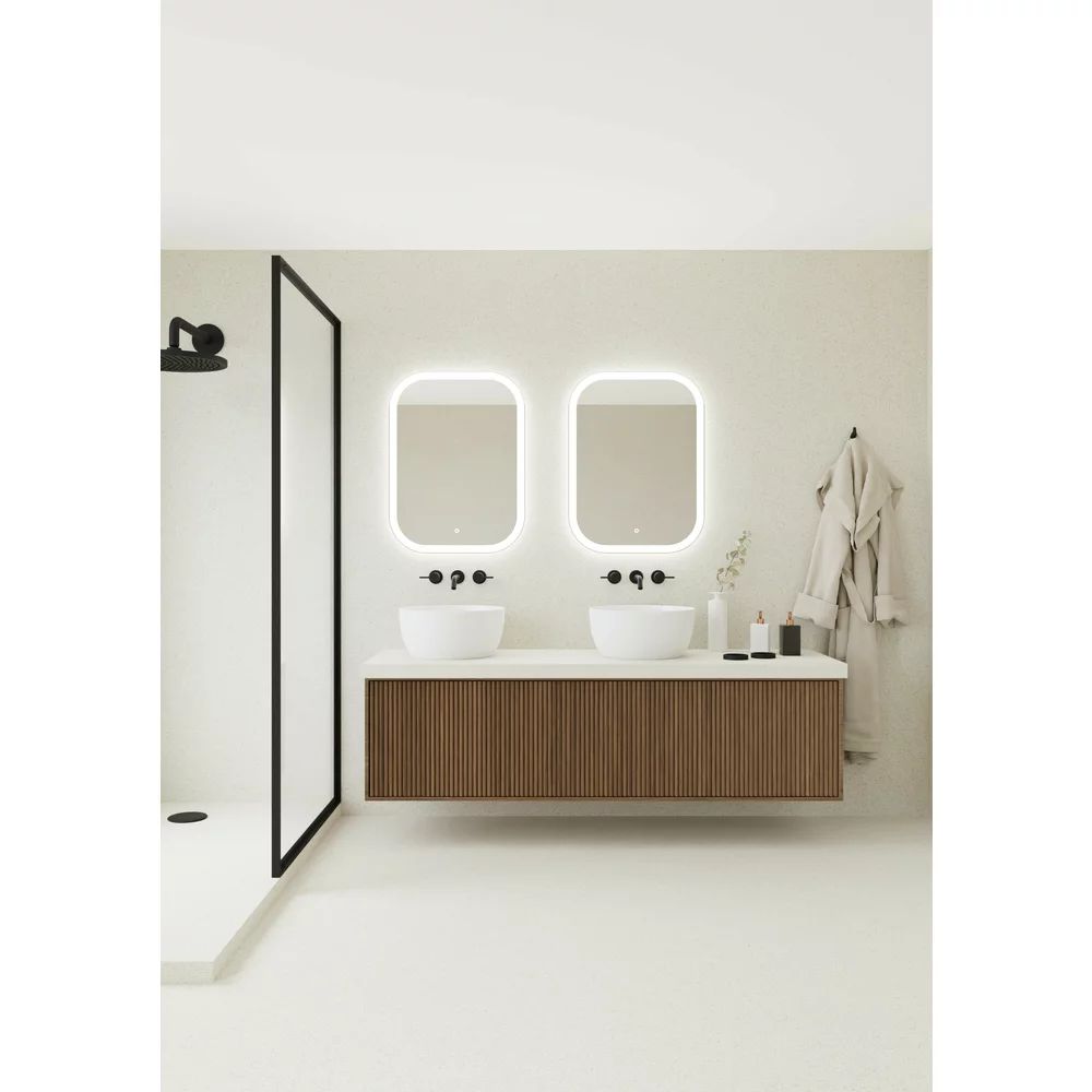 Oglinda cu iluminare led Dubiel Vitrum Indigo 60x80 cm