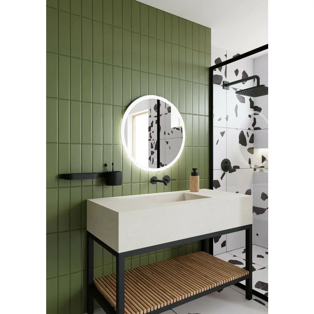 Oglinda cu iluminare led Dubiel Vitrum Niva 70x70 cm