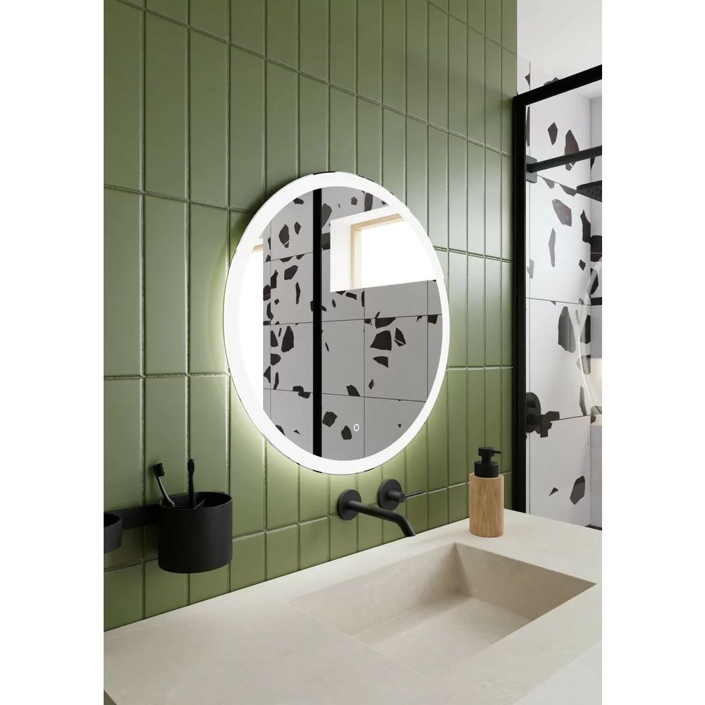 Oglinda cu iluminare led Dubiel Vitrum Niva 80x80 cm