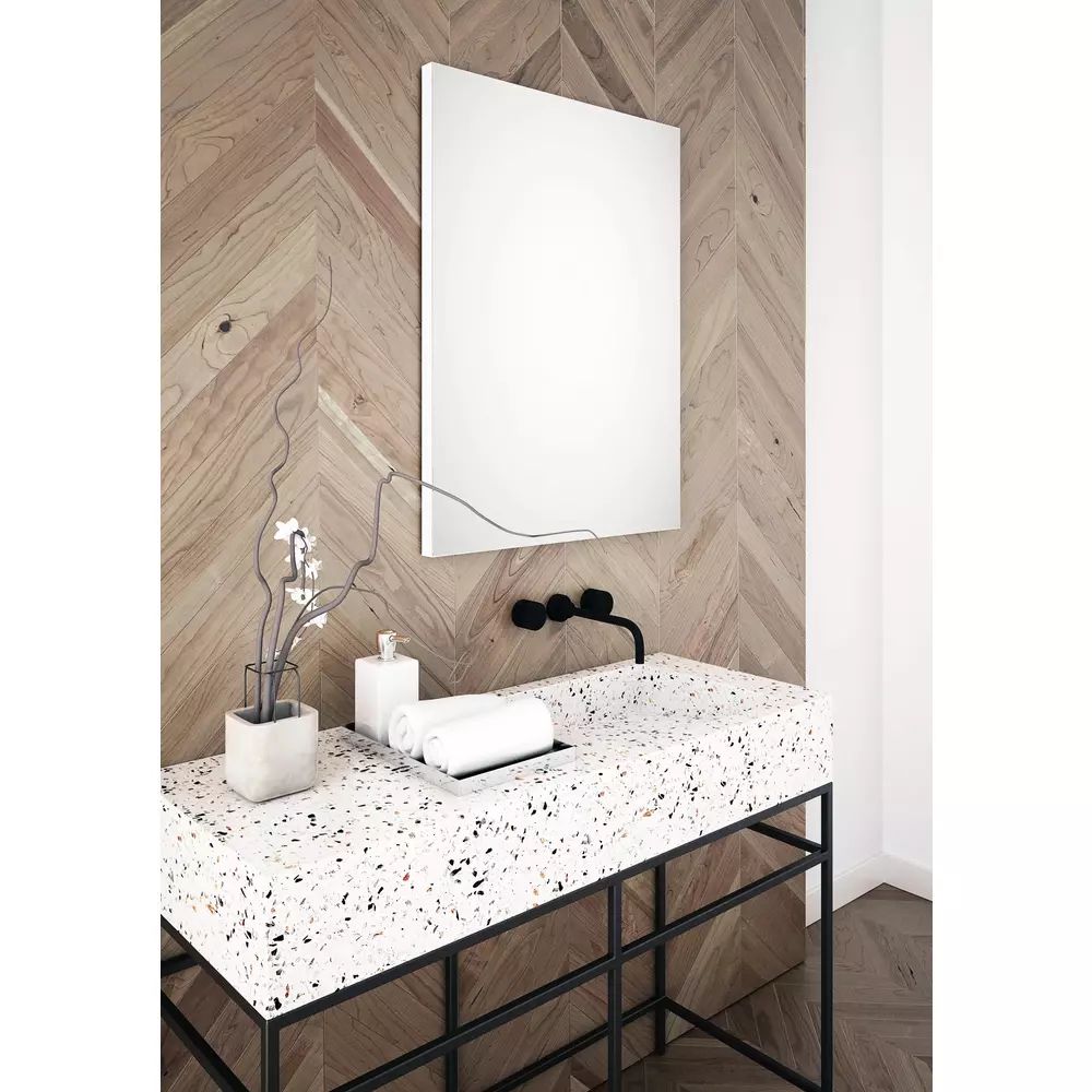 Oglinda reversibila dreptunghiulara Dubiel Vitrum Box White 60x80 cm