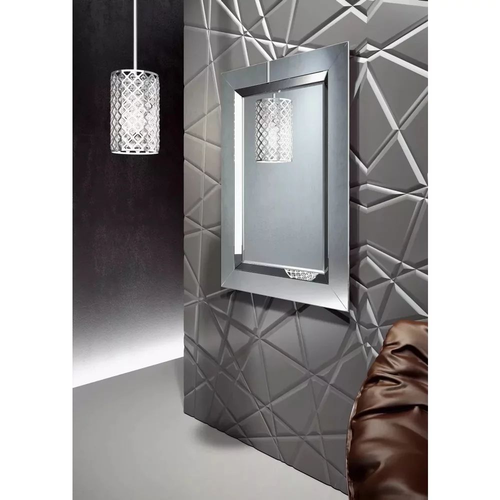 Oglinda reversibila dreptunghiulara Dubiel Vitrum Modena Silver 65x90 cm