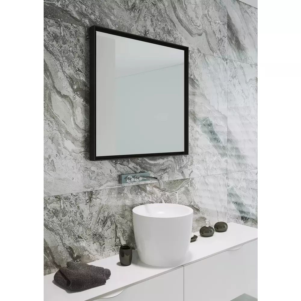 Oglinda dreptunghiulara Dubiel Vitrum Profix Black 60x80 cm