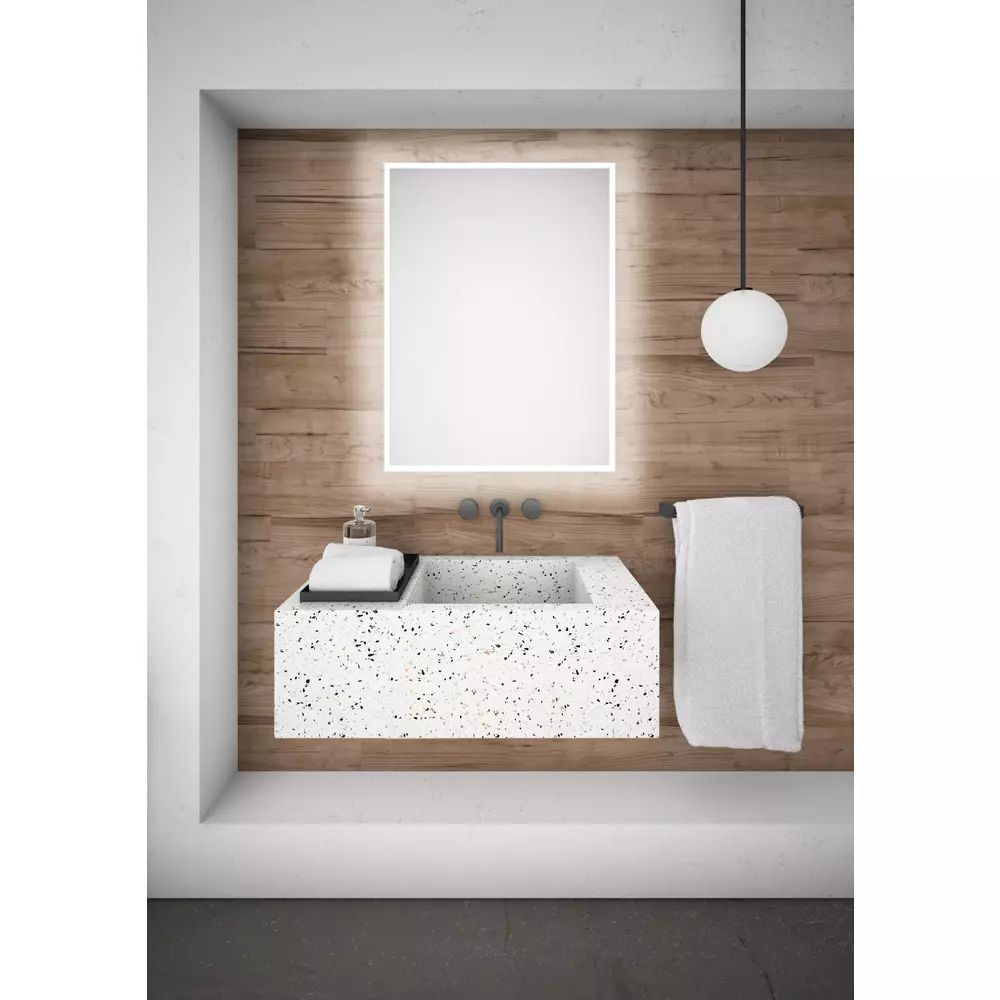 Oglinda dreptunghiulara LED Dubiel Vitrum Town 60x80 cm