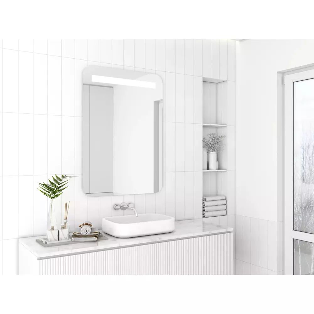 Oglinda dreptunghiulara LED Dubiel Vitrum Uno 50x70 cm