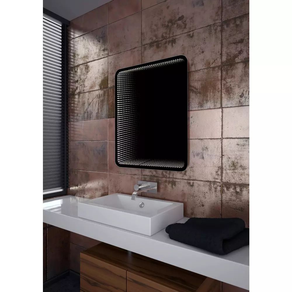 Oglinda reversibila dreptunghiulara LED Dubiel Vitrum Wenecja Smart R 97x65 cm