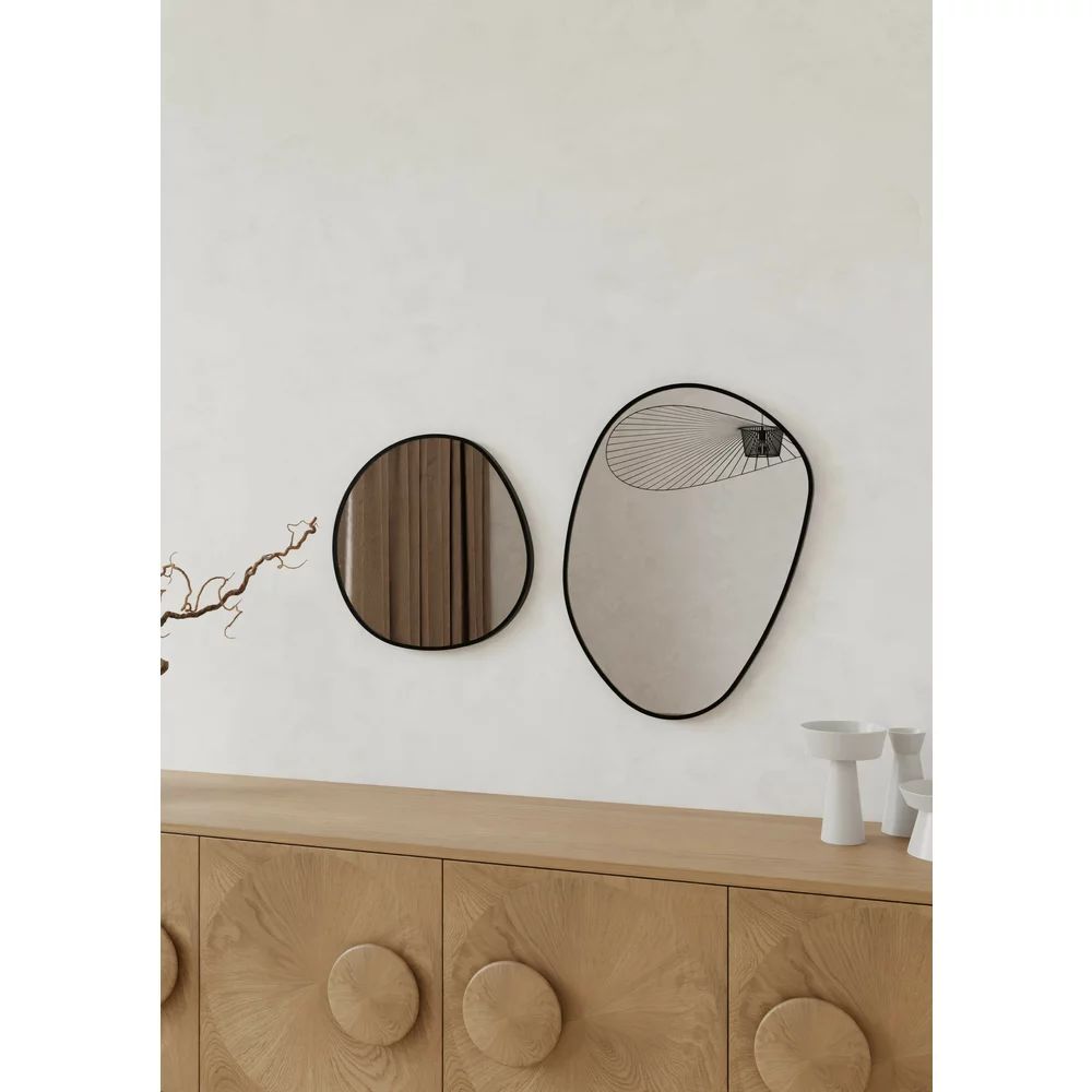 Oglinda Dubiel Vitrum Fly negru 50x50 cm