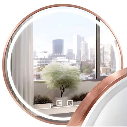 Oglindă LED 50cm MMJ BRUSH COPPER