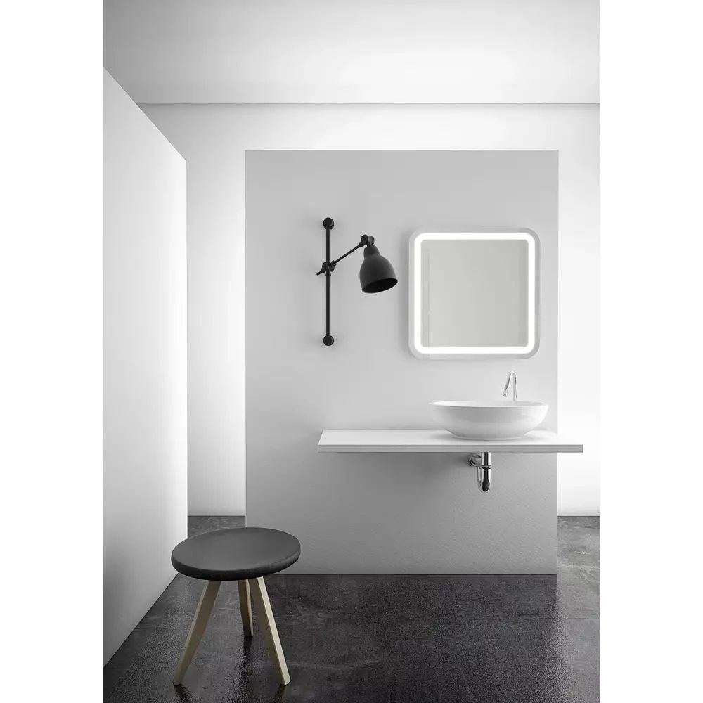Oglinda patrata LED Dubiel Vitrum Perfect 60x60 cm