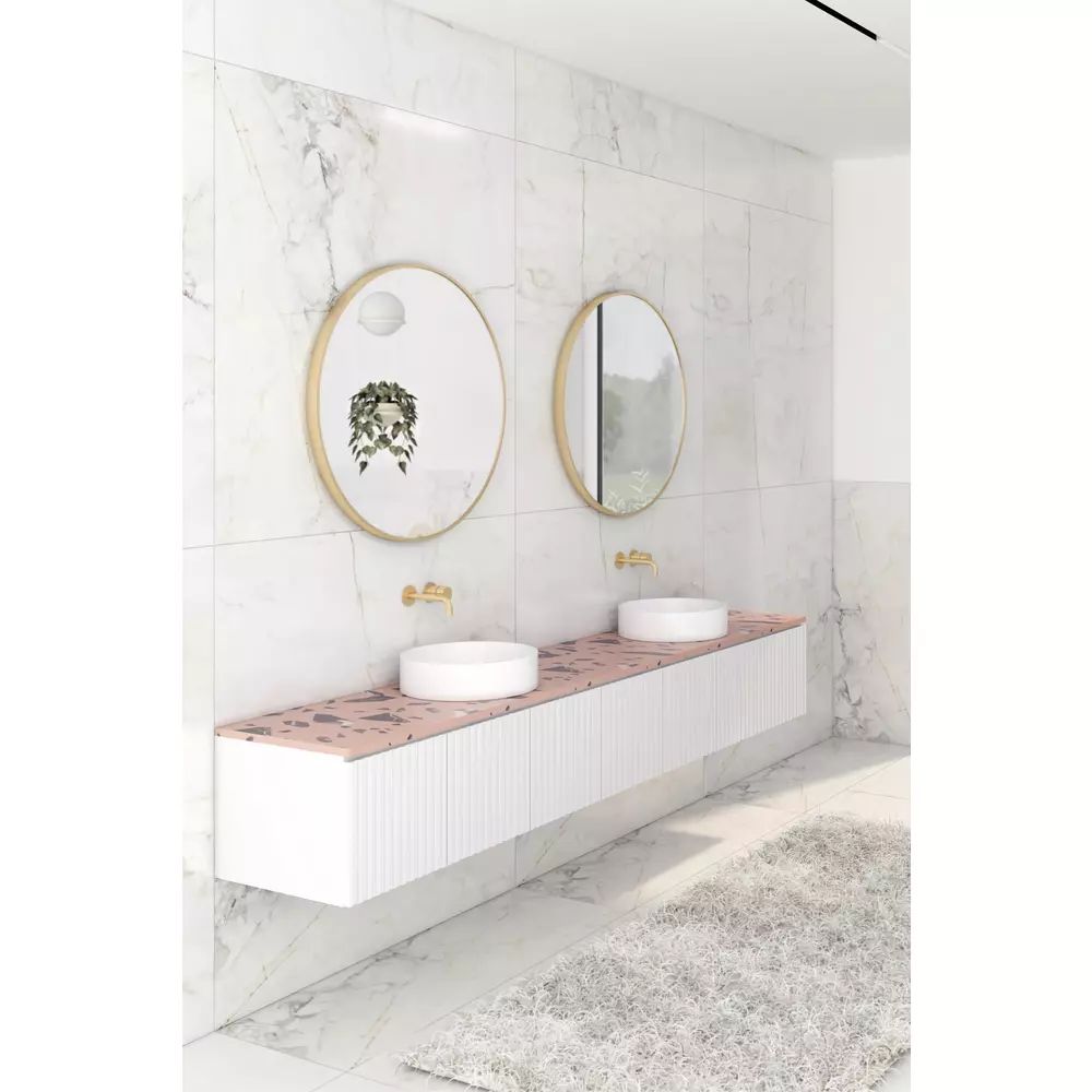 Oglinda rotunda Dubiel Vitrum Nico Kolo Gold 70 70x70 cm