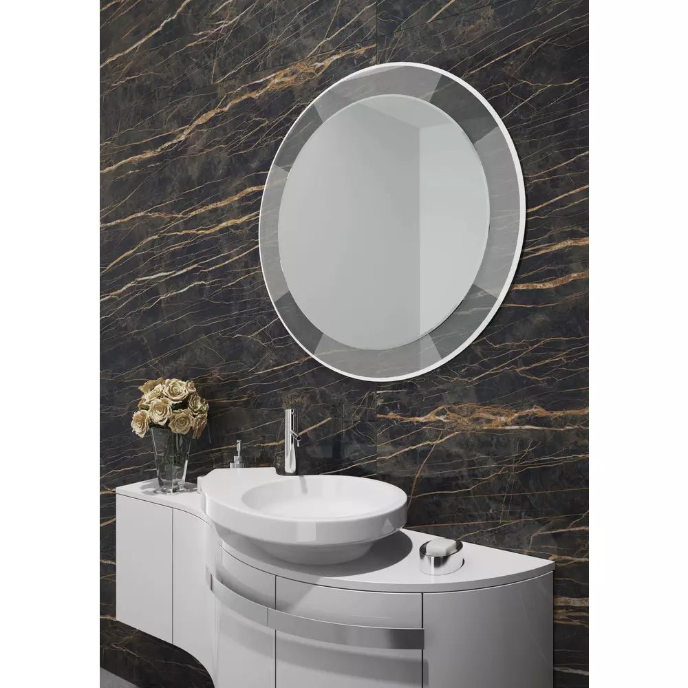 Oglinda rotunda LED Dubiel Vitrum Lumineo Beta 80x80 cm