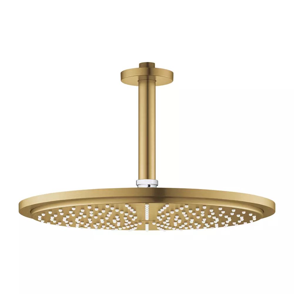 Palarie si brat de dus Grohe Rainshower Cosmopolitan 310 auriu periat Cool Sunrise 1 functie