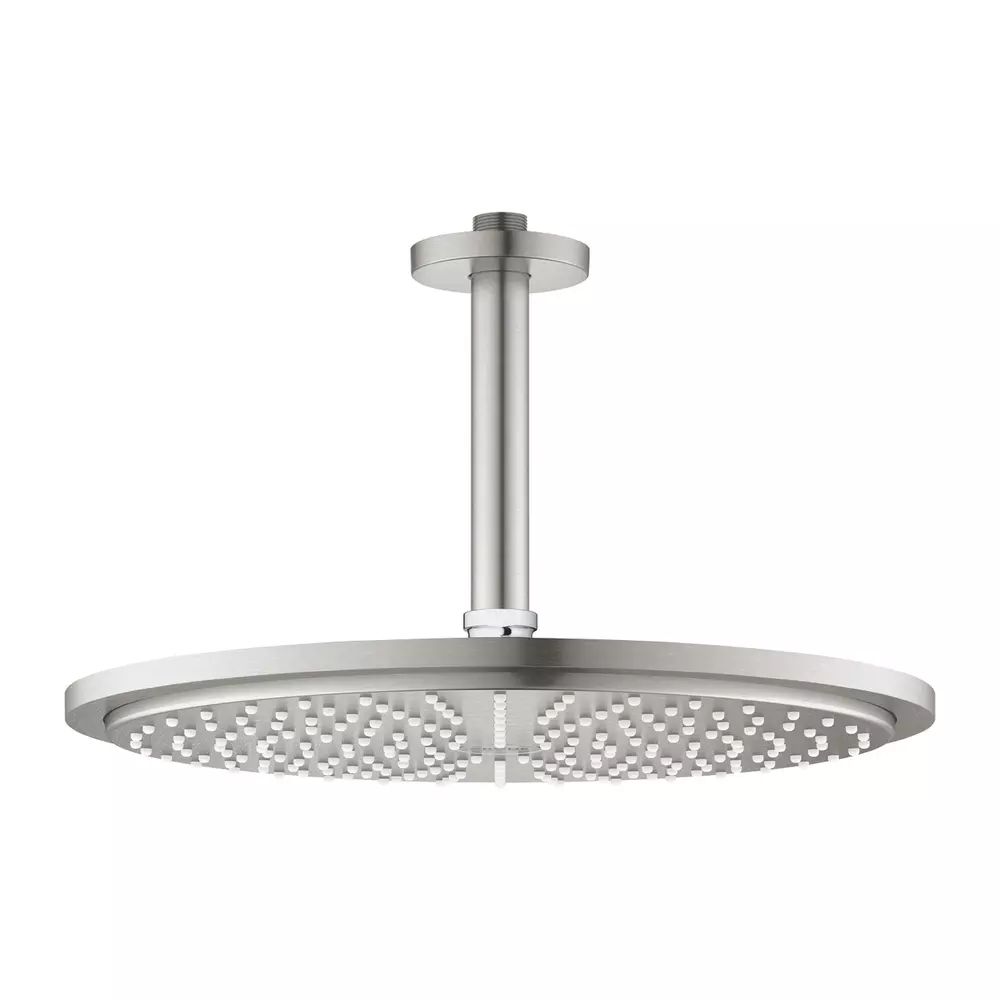 Palarie si brat de dus Grohe Rainshower Cosmopolitan 310 crom periat Supersteel 1 functie