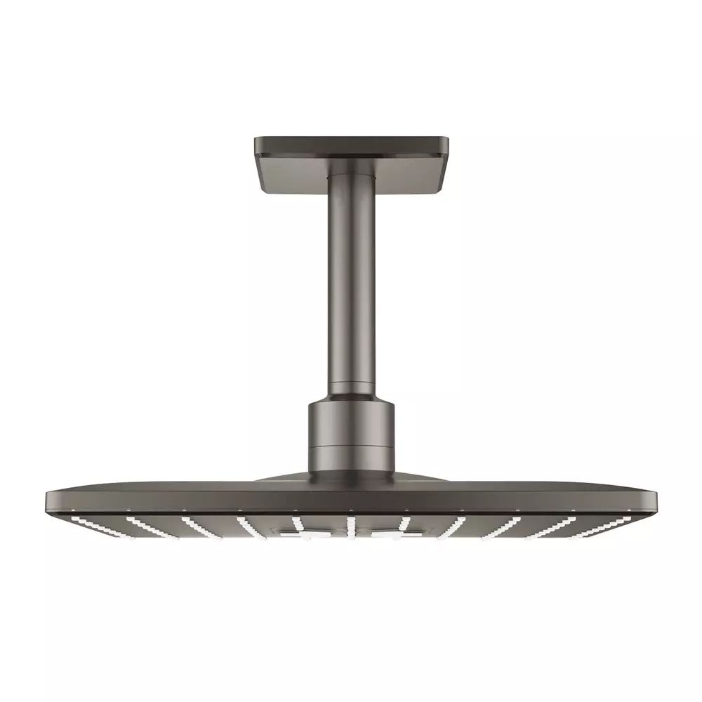 Palarie si brat de dus Grohe Rainshower Mono Cube 310 antracit periat Hard Graphite 2 functii