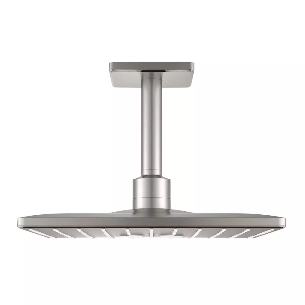 Palarie si brat de dus Grohe Rainshower Mono Cube 310 crom periat Supersteel 2 functii