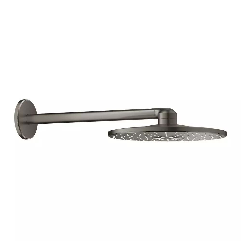 Palarie si brat de dus Grohe Rainshower SmartActive 310 antracit periat Hard Graphite cu 2 functii
