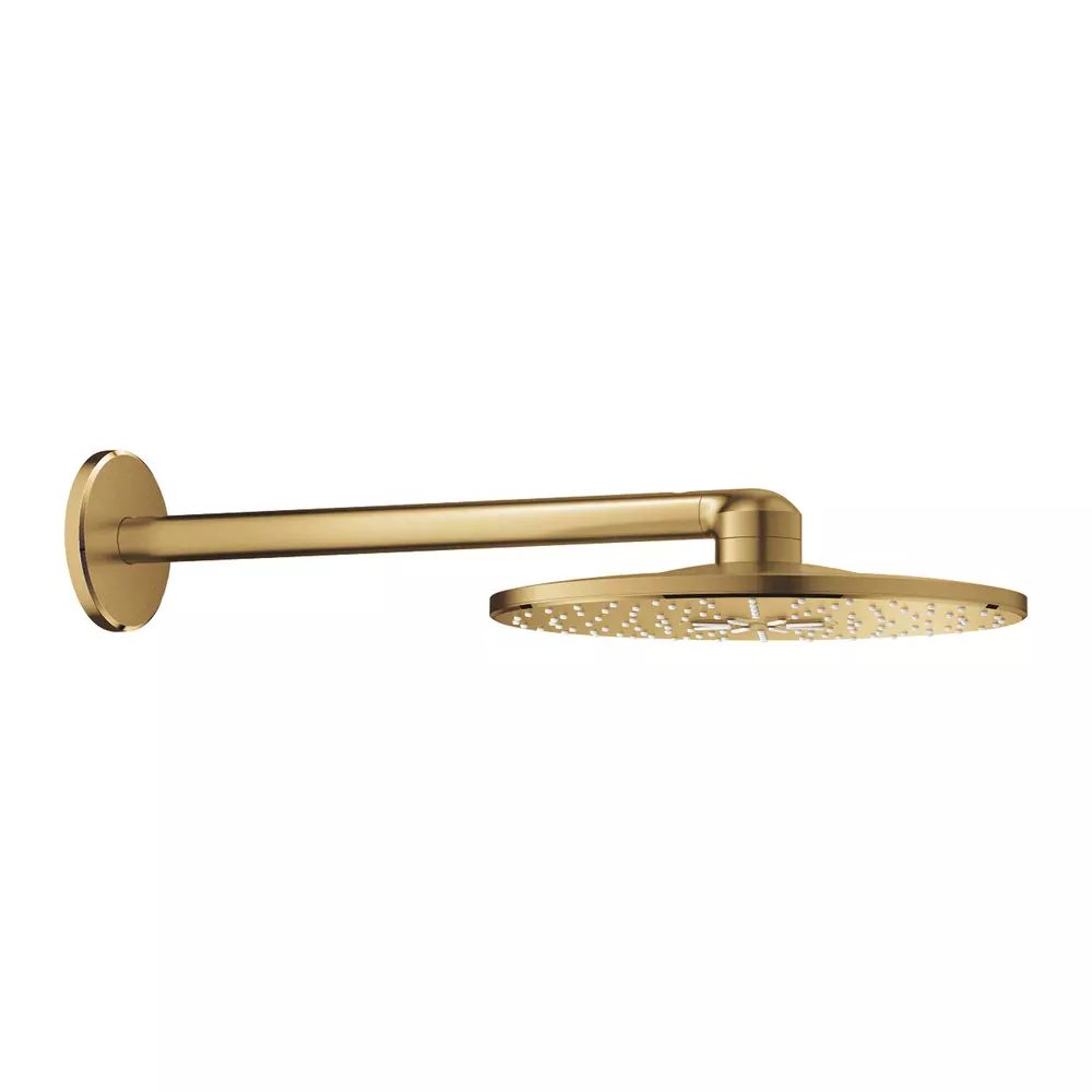 Palarie si brat de dus Grohe Rainshower SmartActive 310 auriu periat Cool Sunrise cu 2 functii