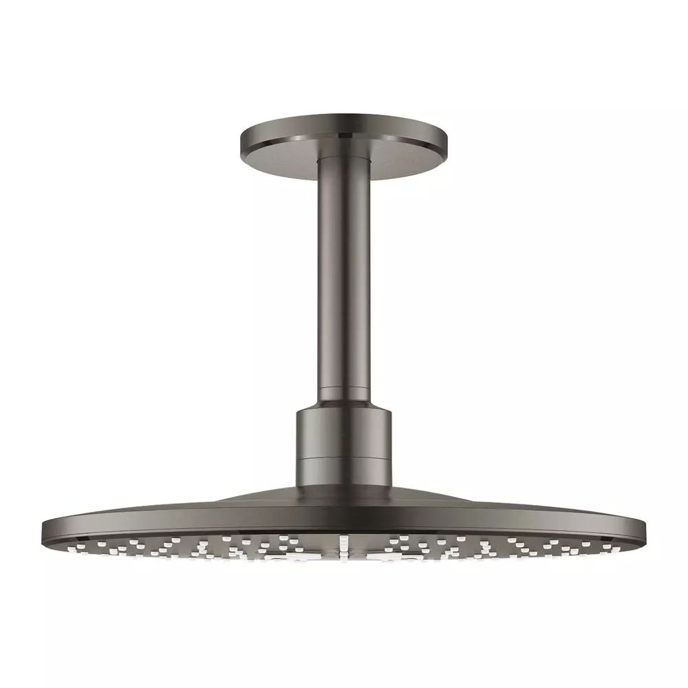 Palarie si brat de dus Grohe Rainshower SmartActive 310 cu 2 functii antracit periat Hard Graphite