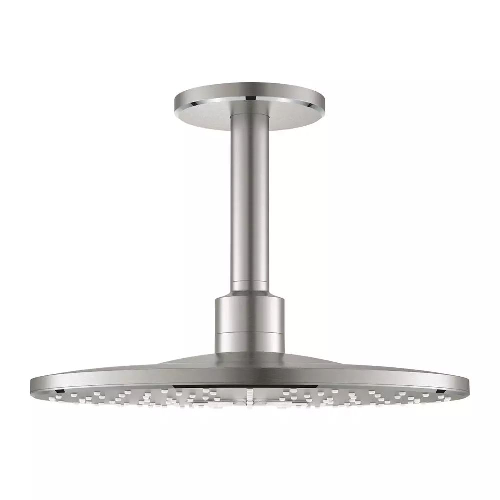 Palarie si brat de dus Grohe Rainshower SmartActive 310 cu 2 functii crom periat Supersteel