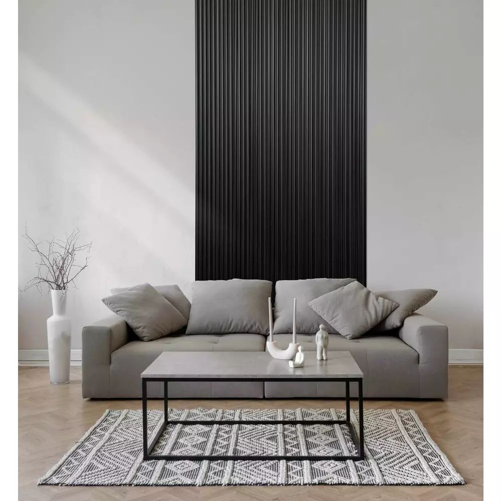 Panou riflaj Lamelio Onda finisaj negru 12.2x270 cm