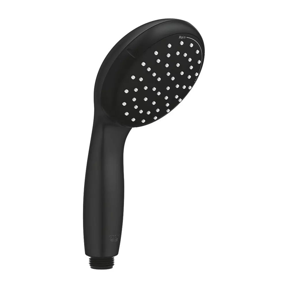 Para de dus Grohe Vitalio Start 100 negru mat 2 tipuri de jet